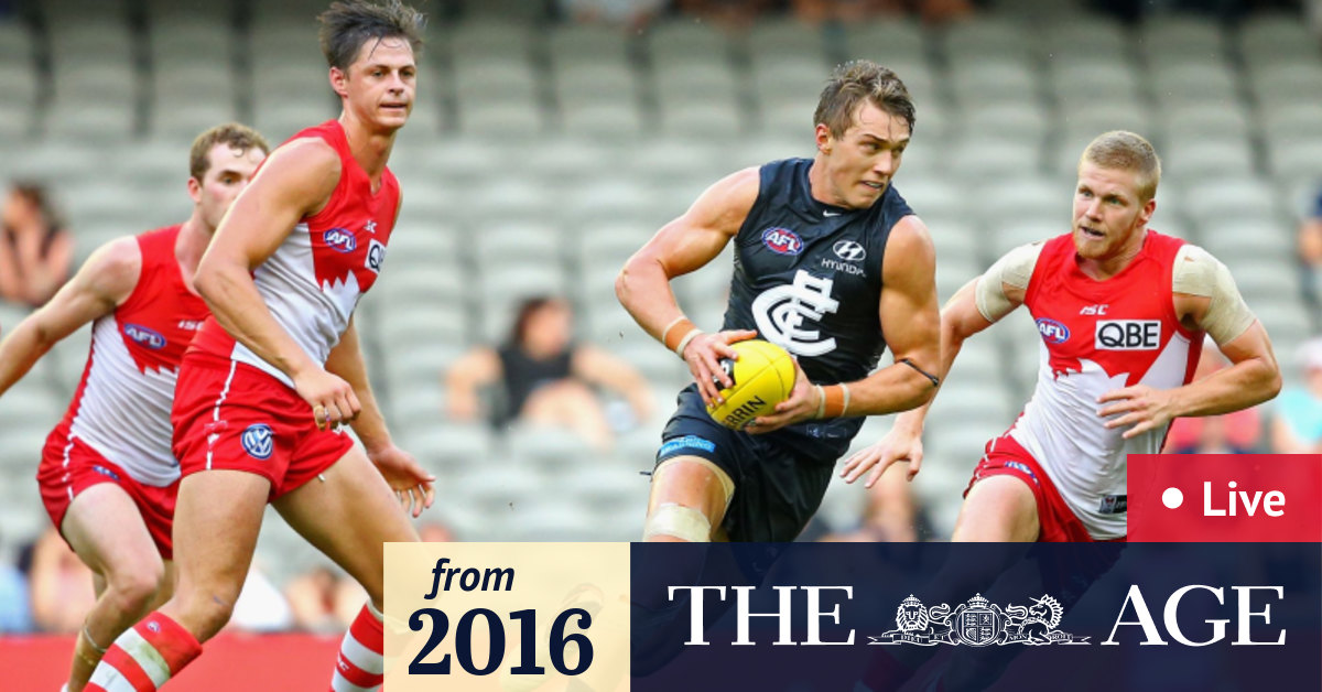 Live AFL Carlton Blues v Sydney Swans